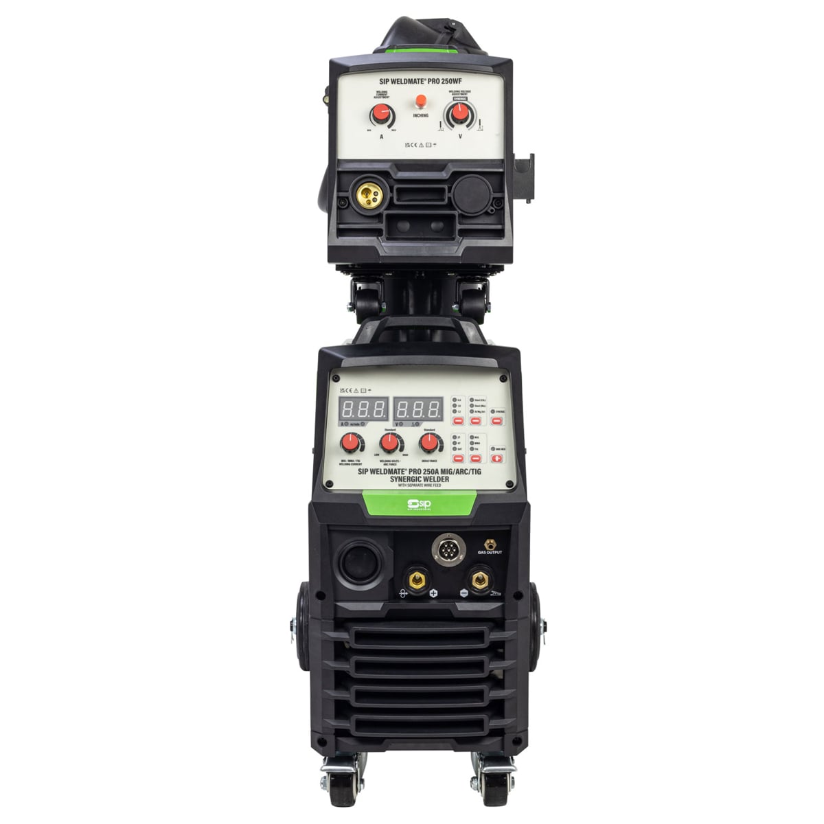 SIP WELDMATE® PRO 250A MIG/ARC/TIG Synergic Inverter Welder with Separate Wire Feed
